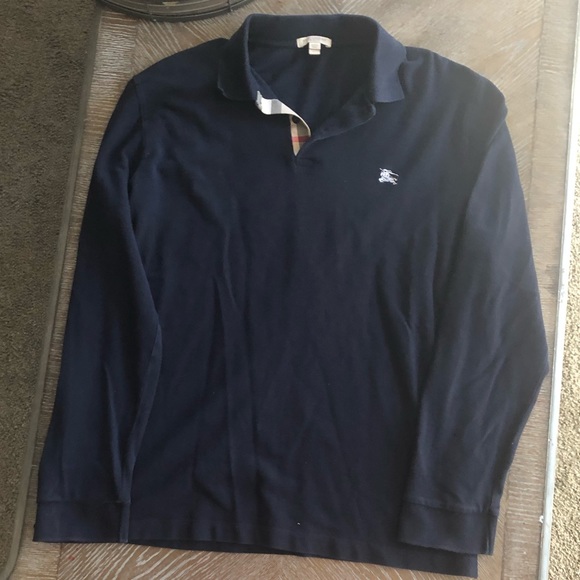 burberry brit long sleeve polo